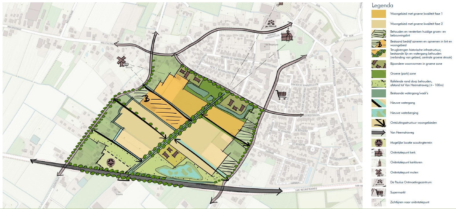 Structuurmodel Winssen Zuid Met Legenda